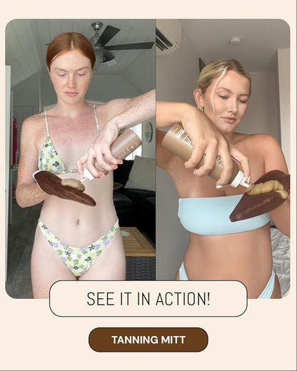 Sunless Tan Applicator Mitt - Streak-Free Self Tanning Glove for Home Use, Ensures Even Application, Reusable & Washable, for All Self Tanner Lotions, Mousses & Creams - 1 Pack