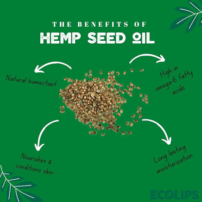 Eco Lips Organic Hemp Lip Balm (Vanilla,