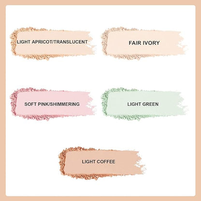 Setting Powder Lightweight Loose Powder Finishing Powder Long-Lasting (Fair Ivory/Matte) 0.28 Oz