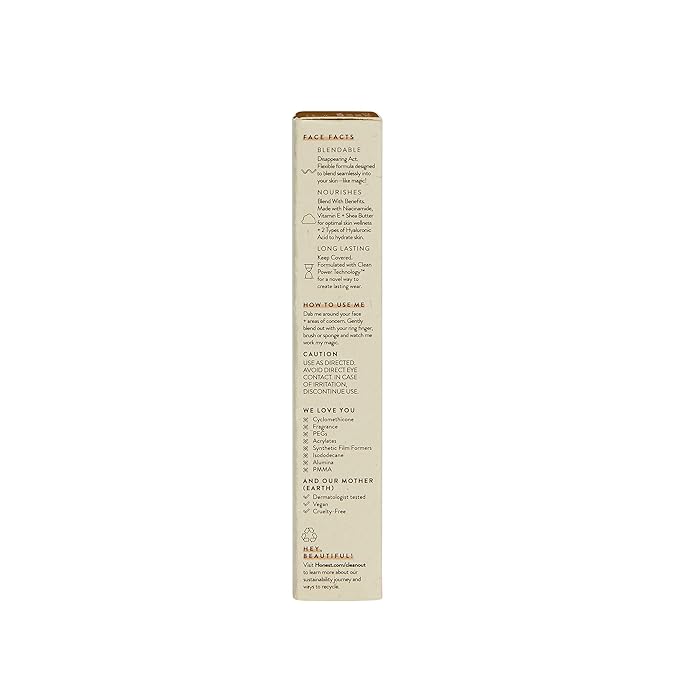 Honest Beauty Fresh Flex Concealer with Niacinamide + fl oz