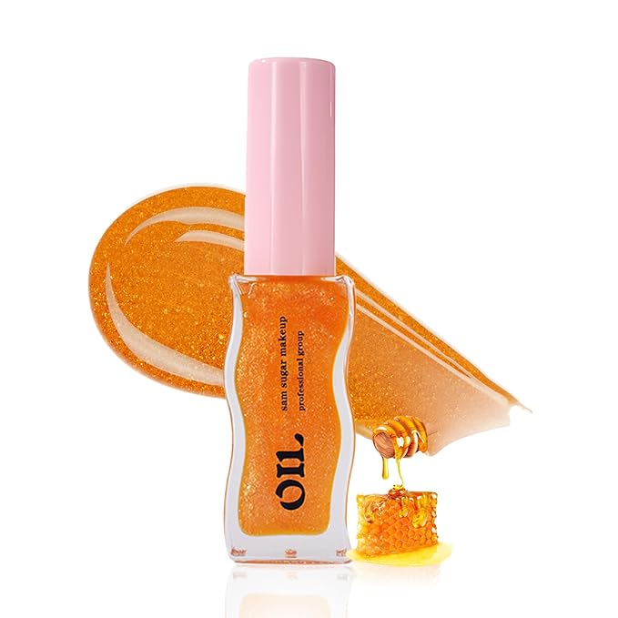 Lip Oil, Moisturizing Lip Glow Oil, Transparent Tinted Moisturizing