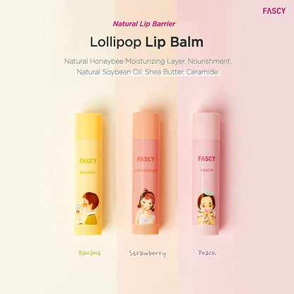 FASCY Lollipop Lip Balm Peach, Lip