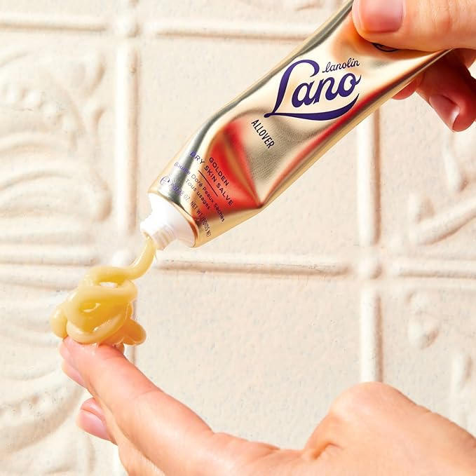 Lanolips Golden Dry Skin Salve - (25g)