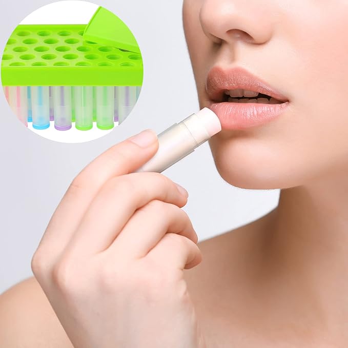 Maitys 2 Sets Lip Balm Tray Kit(Green)