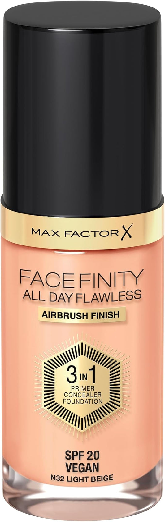 Max Factor Facefinity 3-in-1 All Day Flawless Liquid 30 ml