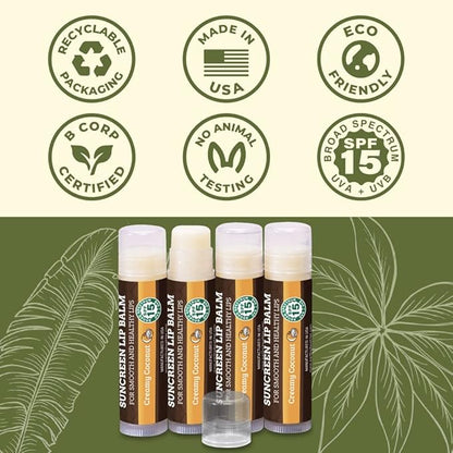 SPF Lip Balm 4-Pack by Earth's