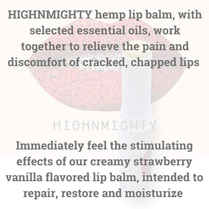 Moisturizing Hemp Strawberry Mint Lip Balm