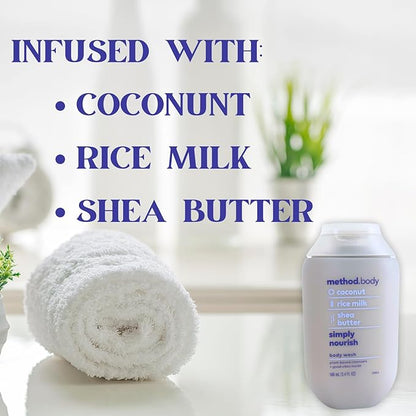 Method Body Wash, Travel Size, Simply