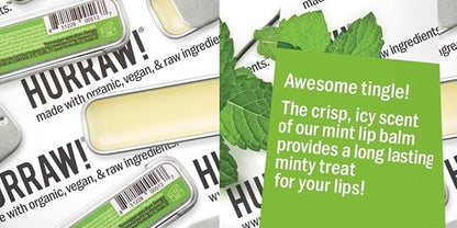 Hurraw! Coconut, Mint, Vanilla Lip Balm Palm