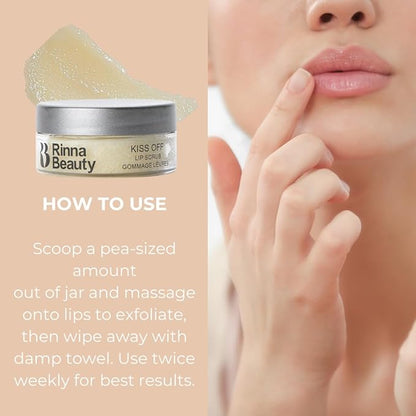 Rinna Beauty Kiss Off Lip Scrub, oz
