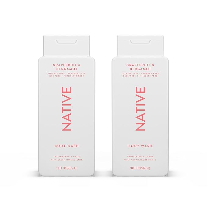 Native Body Wash Contains Naturally Derived 18 oz