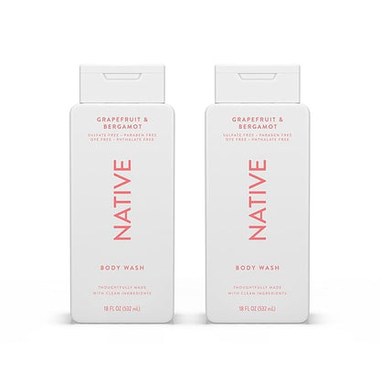 Native Body Wash Contains Naturally Derived 18 oz