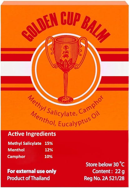 Golden Cup Balm Yellow Herbal Thai 22g
