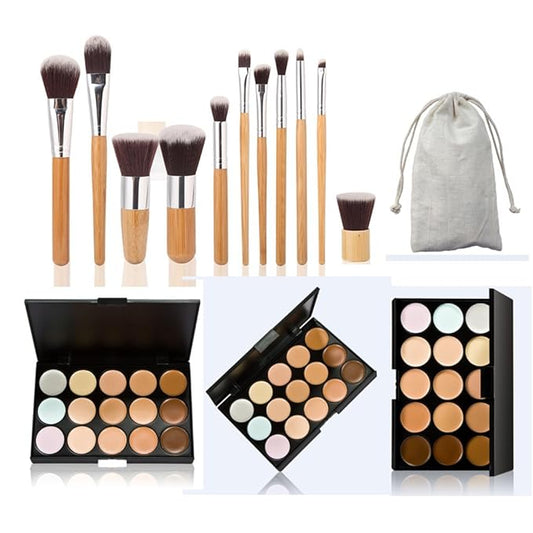 15 Colour Makeup Contour Palette Cream Kit,