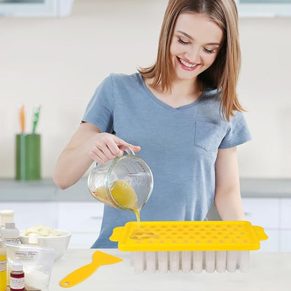 LotFancy Lip Balm Tubes with Filling Making