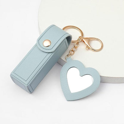 Lipstick Organizer with Mirror Portable Lipstick Holder Lip Organizer