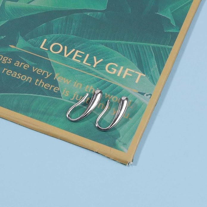 Vintage Water Drop Earrings Gold Teardrop