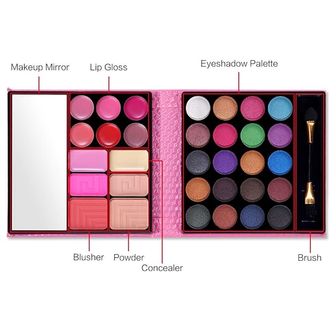 All in One Makeup Kit - 20 Eyeshadow,