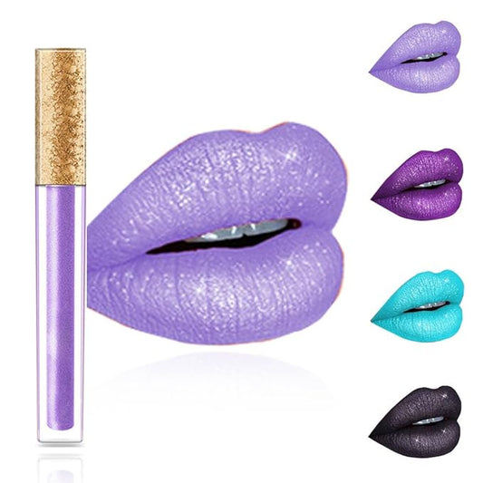 Kilshye Matte Lipstick Long Lasting Liquid Lipsticks Waterproof Cream Lip Gloss High Pigment Lipstick Non Stick Cup Lip Makeup for Women and Girls Pack of 1 (Purple 13)