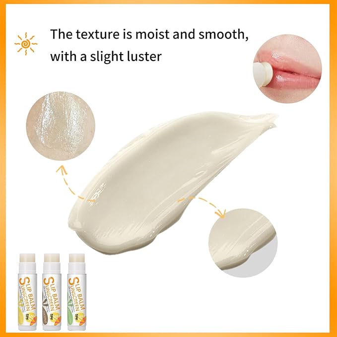 Spf 30 Lip Balm, 3Pcs Sunscreen Gilrs