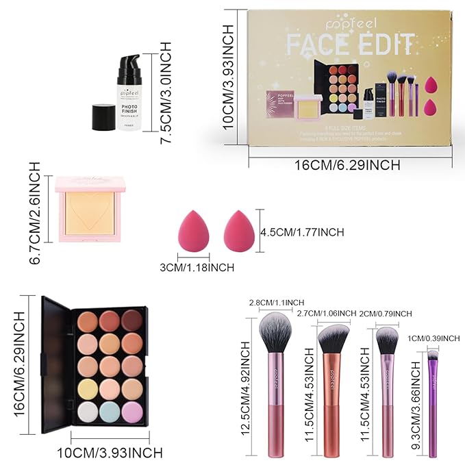 All in One Makeup Kit for Women Full Eyebrow Pencil
