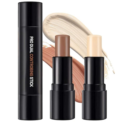 Double-End Contour Highlighter Stick Contour Stick, Face Highlighter,