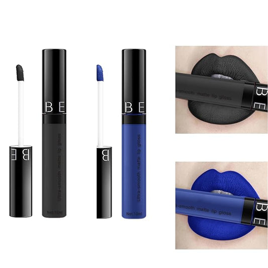 12-color matte non-stick cup lip glaze non-decolorizing Black non-stick 2 l