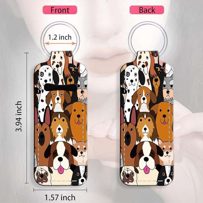 Chapstick Holder Keychain Holder Neoprene Lip Balm Lipstick