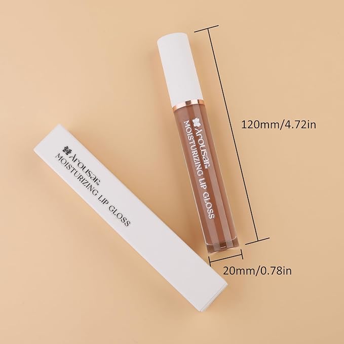 Moisturizing Lip Gloss, Non-Stick and Non-Drying Luminous Tinted Moisturizing