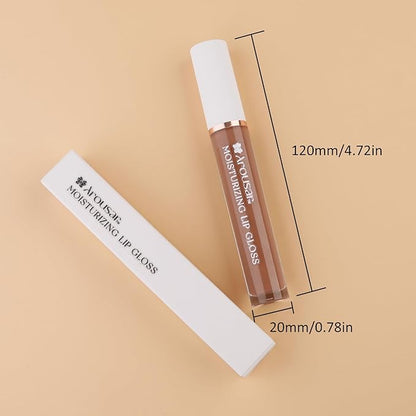 Moisturizing Lip Gloss, Non-Stick and Non-Drying Luminous Tinted Moisturizing