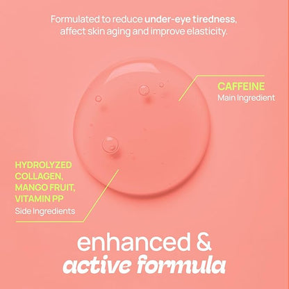 Under Eye Patches – 24 Hydrogel Pads: Energizing & Restoring Sets Caffeine with and Chamomile