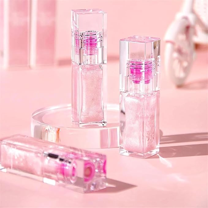 Conversionh Color Changing Lip Oil, Conversion Lip Stain, Conversionh Lip Oil, Boss up Magic Color Changing Lip Oil, Warm Change Hydrating Plumping Lip Nourishing Non-stick Oil (Pink)