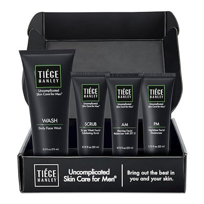 Tiege Hanley Mens Skin Care Set, Essential Skin Tiege