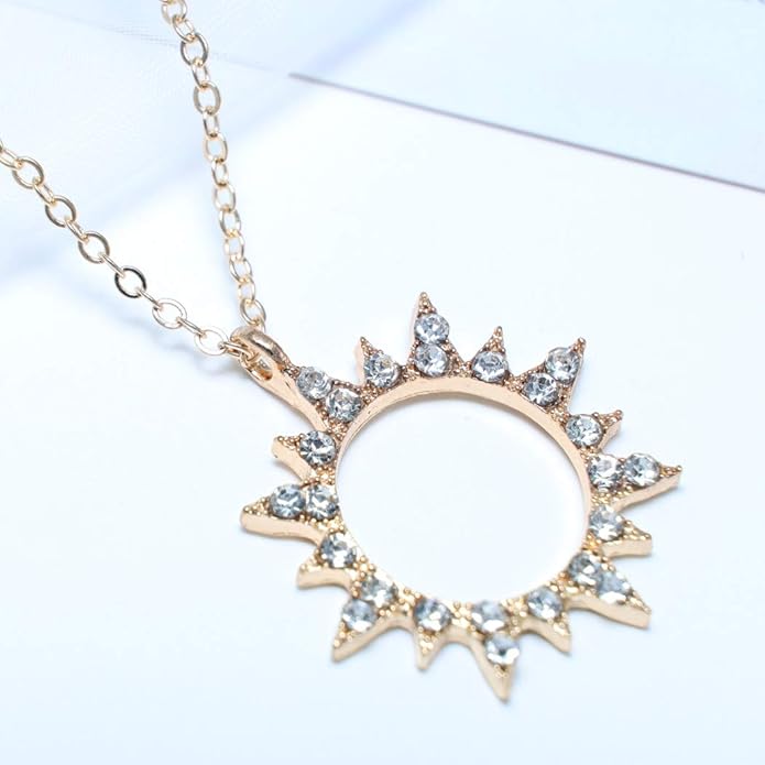 Bohemian Star Necklace Choker Small Flat