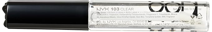 NYX Professional Makeup Mega Shine Lip Gloss, Clear, 0.37 Ounce