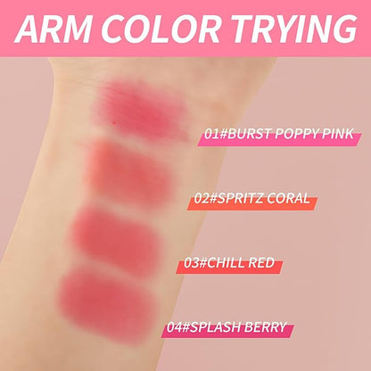 Cooling Water Jelly Tint Blush Makeup Blush Stick 0.18 Oz