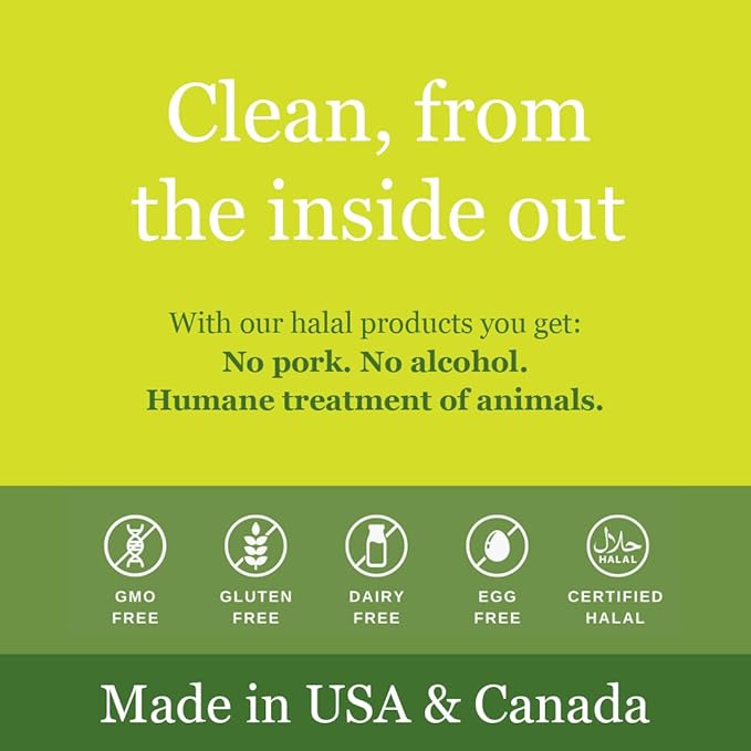 Noor Vitamins Halal Hair Vitamins Biotin, Collagen, Silica, Vitamin C & E Supports Hair, Skin & Nail Health; Natural Strawberry Gummy Vitamins. GMO, Gluten Free & a Certified Halal Vitamin (90 Count)