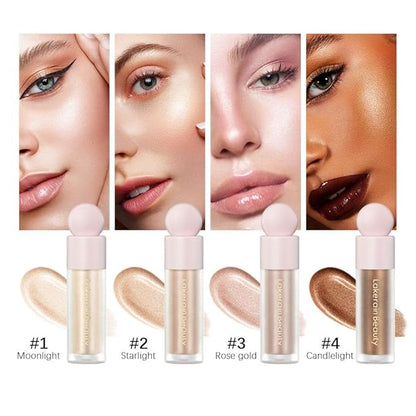 Unyoke Liquid Highlighter Stick, Matte Finish, Cream Formula, Face Makeup
