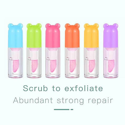 Color Change Plumping Lip Oil Set, Infuse Flowers Clear Lip Gloss for Lip Care, Natural Plant Hydrating Lip Glow Oil Toot Lip Oil, Nourishing, Non-sticky