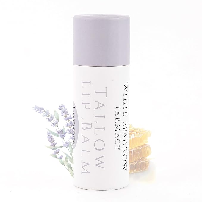 Organic Tallow Lip Balm (Lavender &