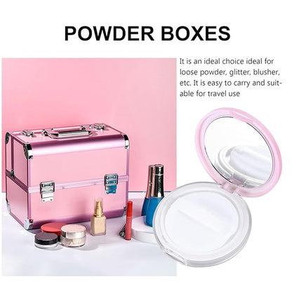 Powder Puff 2pcs Loose Powder Containers with Elasticated 5g