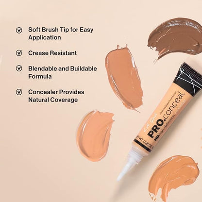L.A. Girl Pro Concealer, Toffee, 0.28 Oz (LAX-GC984-B) 0.28 Oz