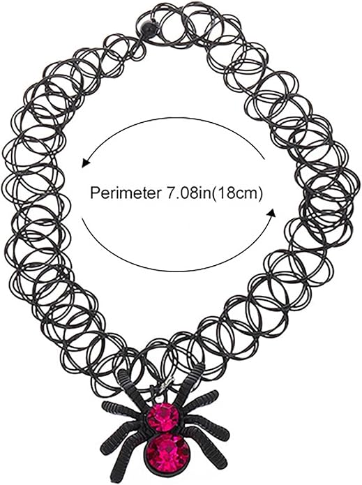 Black Velvet Choker Necklace Goth Balck