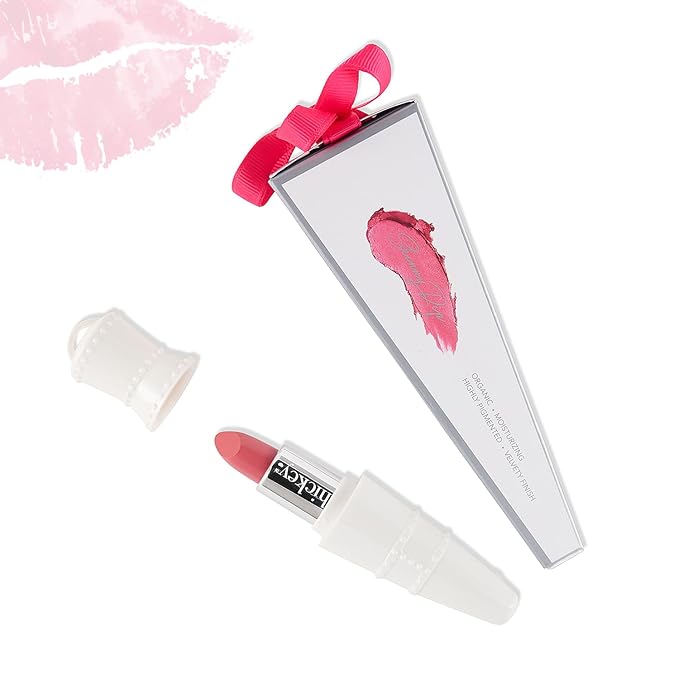 Hickey Lipstick Organic Skinny Dip Light Pink Lipstick Refill | HIghly Pigmented Long Lasting Luxurious Gluten Free | 0.16 oz | Gluten Free