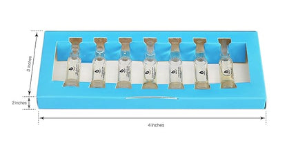 100% Hyaluronic Acid And Natural Moisturizing Serum Ampoule Set,Anti Aging Anti Wrinkle, 7 Day Treatment For All Skin Types
