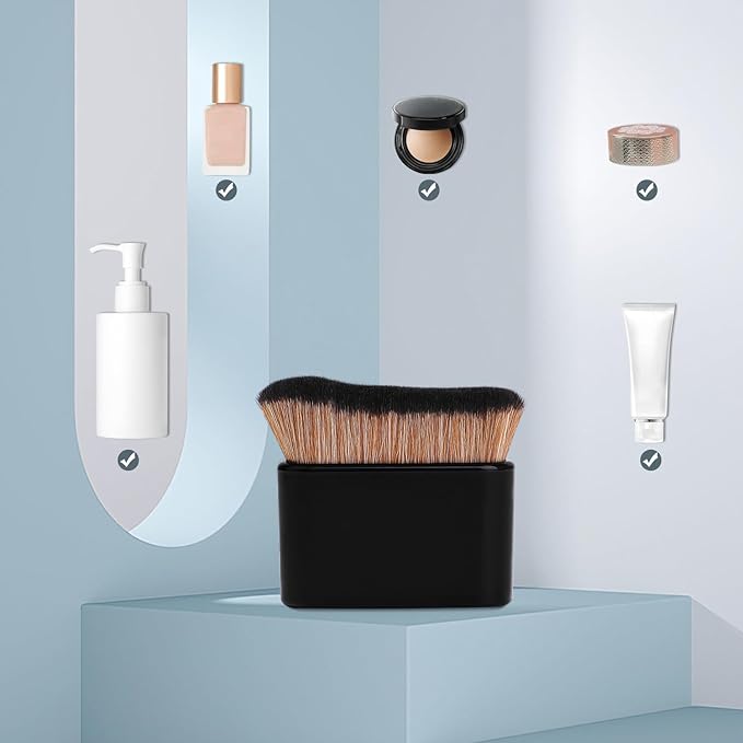 Self Tanning Brush,Self Tanning Brush Applicator，Kabuki Tanning Brush, Foundation Brush, Blush Brush, Shadow Brush, Best Tanning Sunscreen Brush for Face, Hands and Feet