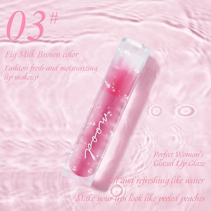 Cappuvini Lip Gloss Lightweight Moisturizing Lip Tint For Gloss