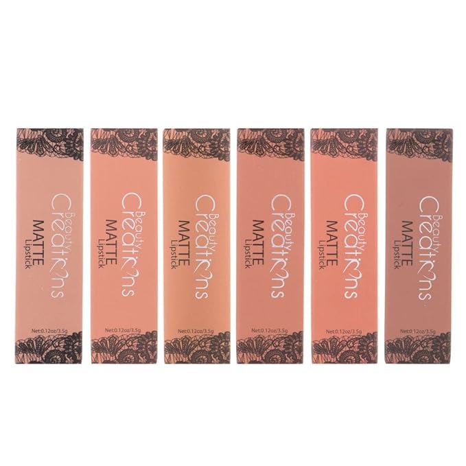 Matte Lipsticks By Beauty Creations Cosmetics (BARE LIPSTICK SET)