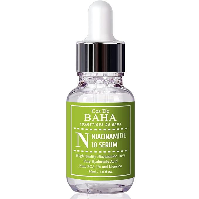 Niacinamide 10% + Zinc PCA 1% Serum for Face - Pore Reducer + Uneven Skin Tone Treatment + Diminishes Acne Prone, Skin Balancing Pore Reducing, Restores Elasticity, 1 Fl Oz (30ml)