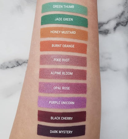 Aromi Berry Fuchsia Metallic Liquid Lipstick | Magenta Pink Lip Color with Shimmery Finish, Vegan, Cruelty-free, Long-Lasting, Smudge Proof (Opal Rose)